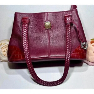 Brighton Designer handbag, beautiful, red, genuine leather! In great condition!